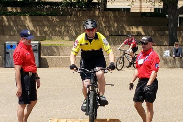 Bike obstacle practice