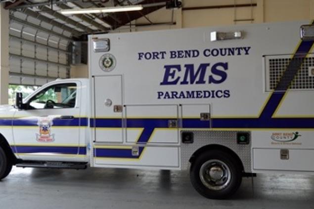 Side view of medic unit's new look.