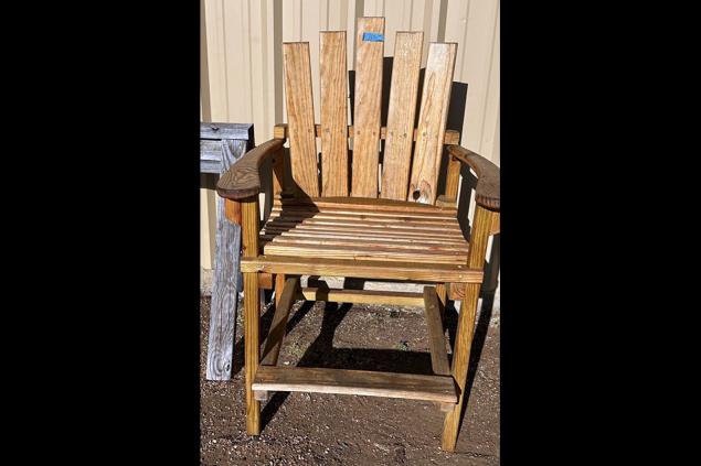 Tall beach chair